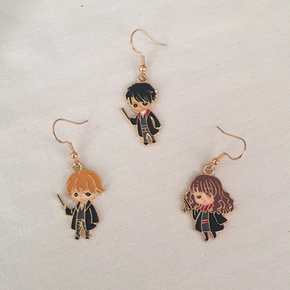 π50% OFF/3+...Trio Set of Harry Potter Dangle Earrings - Picture 3 of 8
